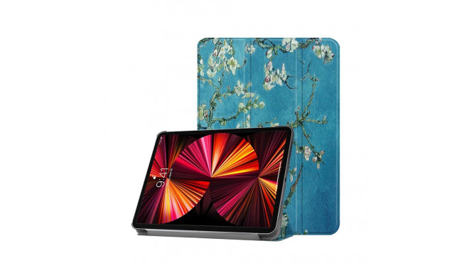 iLike Tri-Fold Eco-Leather Stand Case Samsung Tab S9 11'' X710 / X716B / X718U (2023) Sakura