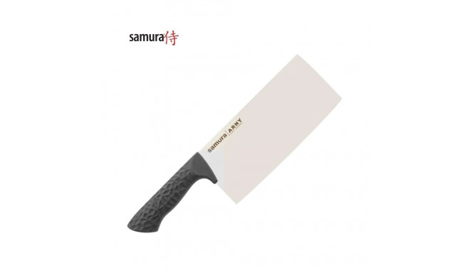 Samura Arny Asian Kitchen hatchet knife 209mm AUS-8 Gray TPE Gray comfort handle HRC 59