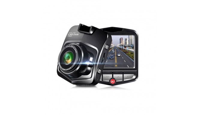 iWear GT4 HD autovideokaamera G-Sensoriga 1080p HD 140° lai vaatenurk 2.4'' LCD must