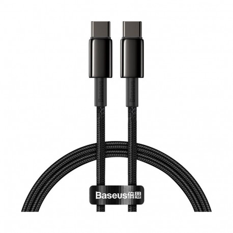 Baseus kaabel Tungsten Gold Type-C to Type-C 100W 1m, must