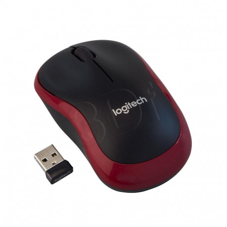 Logitech juhtmevaba hiir M185, punane