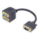 GEMBIRD CC-VGAX2-20CM Gembird Adapter VGA (male) to 2x VGA (female)