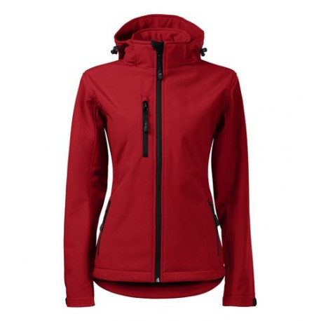 Adler naiste softshell kapuutsiga 521 punane XS