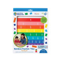 Rainbow Fraction Tiles With Tray Learning Resources LER 0615