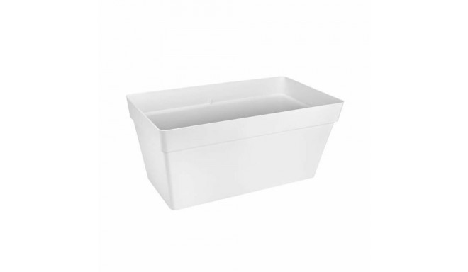 Plant pot Elho 70 cm White polypropylene Plastic Rectangular Squared