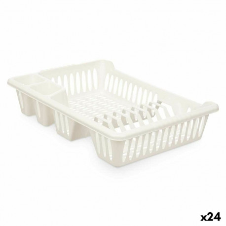Draining Rack for Kitchen Sink Kinvara YMA04 1098 01 YMA04 1098 01 White 40 x 8 x 29,5 cm (24 Units)