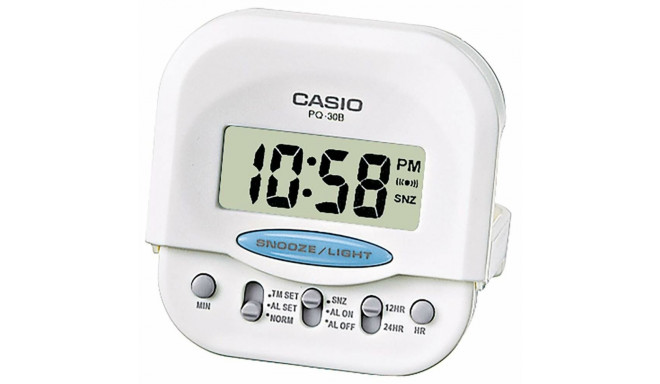 Alarm Clock Casio PQ-30B-7E White