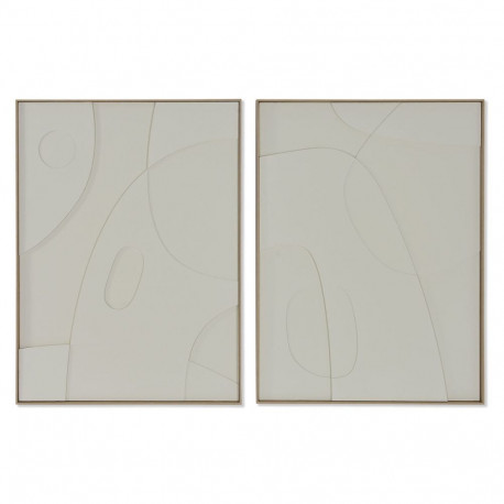 Maal Home ESPRIT Abstraktne Skandinaavia 75 x 4 x 100 cm (2 Ühikut)