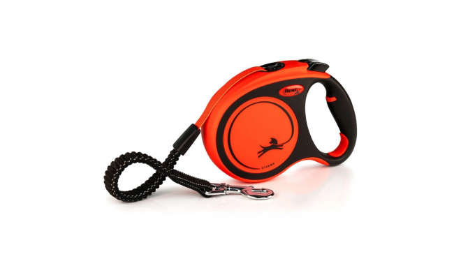 Xtreme L juosta 5m juoda/oranžinė, Flexi