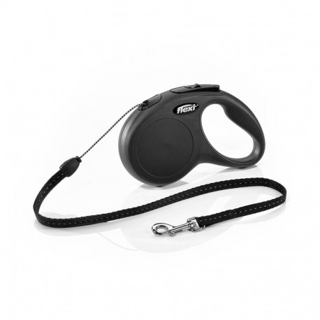 Walking leash New Classic cord 5m S black, Flexi