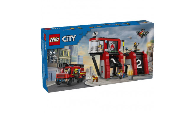 LEGO City Tuletõrjedepoo koos tuletõrjeautoga