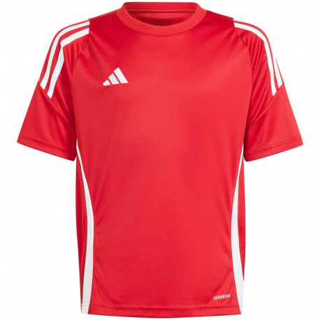Koszulka dla dzieci adidas Tiro 24 czerwona IS1030 152cm