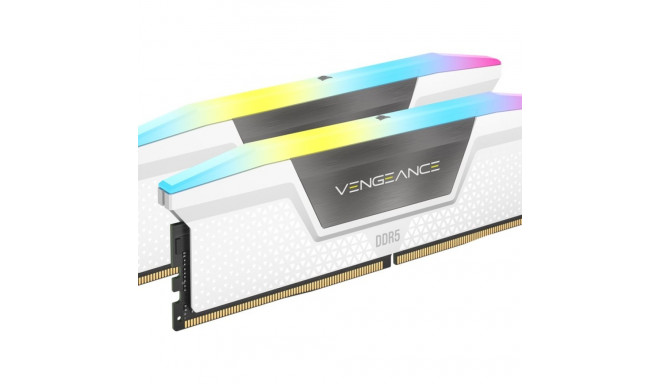 CORSAIR VENGEANCE RGB 32GB 2x16GB DDR5 5600MHz DIMM Unbuffered 36-36-36-76 XMP 3.0 White Heatspreade
