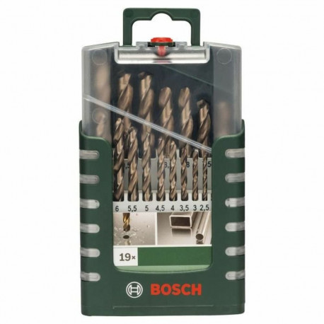 Puurikomplekt BOSCH 2609255133 Spiraal Teras Suur edastuskiirus 19 Tükid, osad