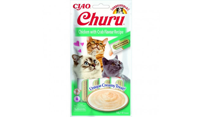 Snack for Cats Inaba Churu 4 x 14 g Краб Курица