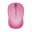 Trust wireless mouse Yvi FX, pink