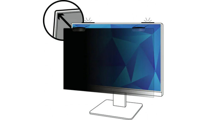 3M Privacy Filter for 23in Full Screen Monitor with COMPLY™ Magnetic Attach, 16:9, PF230W9EM