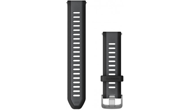 Garmin watch strap Quick Release 20mm, black/slate grey