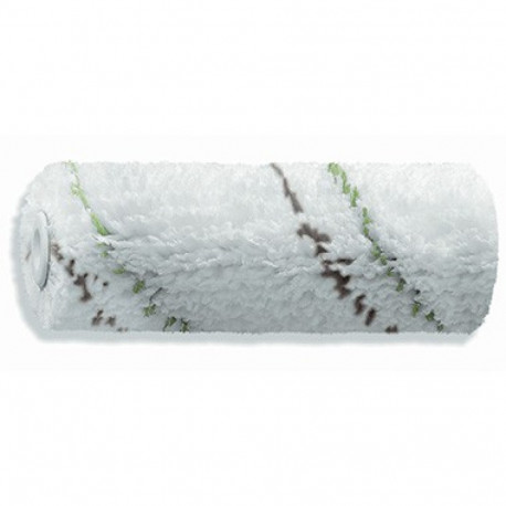 Värvirull 10cm, Ø30mm, 9mm, mikrokiud, rohelised / hallid triibud