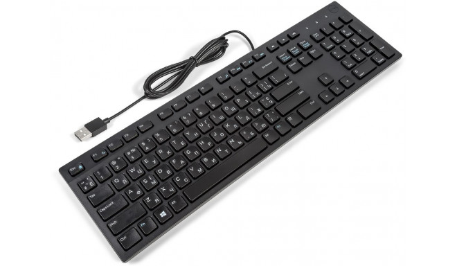 Dell klaviatuur KB216 UKR, must