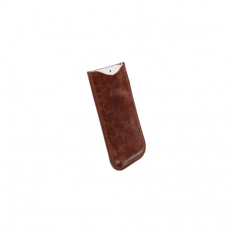 Kott Tumba, L Long, Apple iPhone 5 / 5C / 5S / SE (2016), naturaalsest nahast, pruun, Krusell