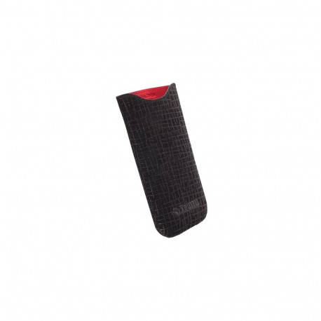 Kott Visby, L Long, Apple iPhone 5 / 5C / 5S / SE (2016), naturaalsest nahast, must, Krusell