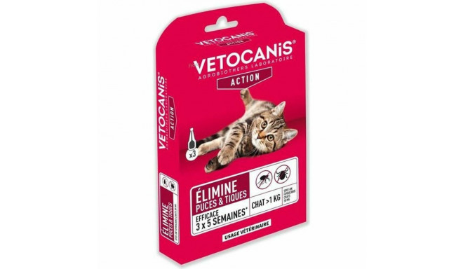 Anti-parasites Vetocanis Cat 3 Units