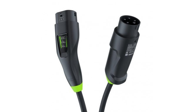 Green Cell EVGC01 electric vehicle charging cable Black Type 2 CEE 16A 3 7 m