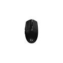 Logitech G305 Lightspeed Wireless Gaming Mouse, RF Wireless + Bluetooth, 12000 DPI, Black