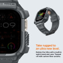 Spigen Rugged Armor Pro - Pasek z obudową do Apple Watch Ultra 49 mm (Dark Grey)