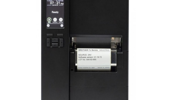 BROTHER TJ-4422TN 4-INCH INDUSTRIAL HIGH VOLUME LABEL PRINTER,203 DPI, 14 IPS, USB, SERIAL, LAN + US