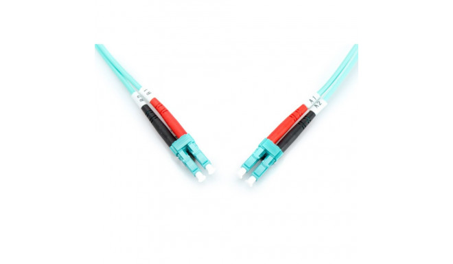 DIGITUS Fiber Optic Patch Cord, LC/LC Multimode 50/125 µ, OM3, Duplex, 7m