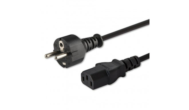 Voolujuhe Savio CL-138 Schuko IEC C13 Must 1,8 m