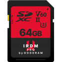 Goodram mälukaart SDXC 64GB IRDM Pro UHS-II U3