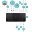 i-tec USB-C Quattro 4x Display Docking Station 2x DP 2x HDMI LAN Audio Power Delivery 85 W - Stacja 