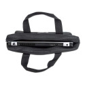Manhattan London Laptop Bag 17.3&quot;, Top Loader, Black, LOW COST, Accessories Pocket, Shoulde