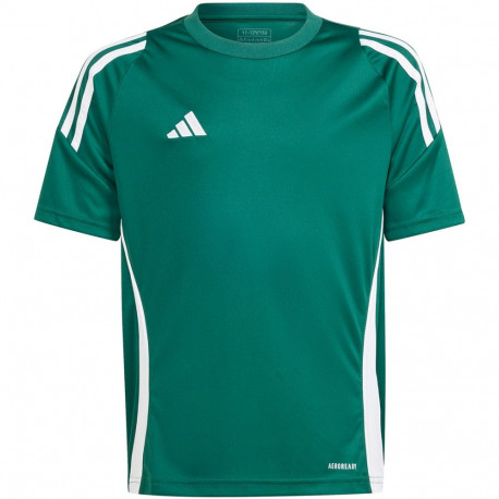 Koszulka dla dzieci adidas Tiro 24 Jersey zielona IS1028 116cm