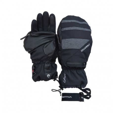 Vallerret Skadi Zipper Mitt LRS: Black S