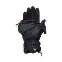 VALLERRET SKADI ZIPPER MITT LRS: BLACK XS