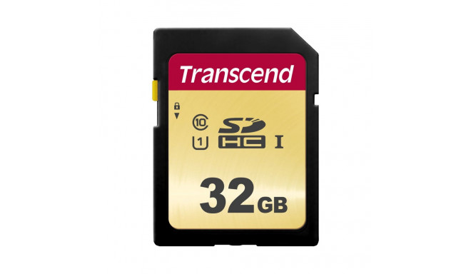 Transcend Gold 500S SD UHS-I U3, MLC (V30) R95/W60 32GB
