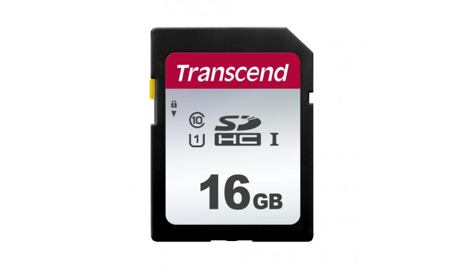 Transcend Silver 300S SDHC UHS-I U1 C10 R95/W10 16GB