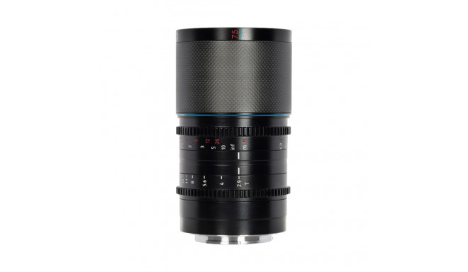 Sirui Anamorphic Lens Saturn 75mm T2.9 1.6x Carbon Fiber Full Frame L-Mount (Blue Flare)