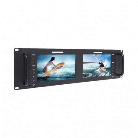 Seetec monitor D71-H (Dual 7" 3RU)2*7 inch