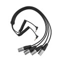 SARAMONIC CABLE SR-C2020 DUAL 3.5MM TRS MALE TO FOUR XLR MALE CABLE (SR-C2020)