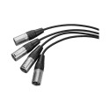 SARAMONIC CABLE SR-C2020 DUAL 3.5MM TRS MALE TO FOUR XLR MALE CABLE (SR-C2020)