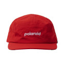 POLAROID CAP 5 PANEL RED