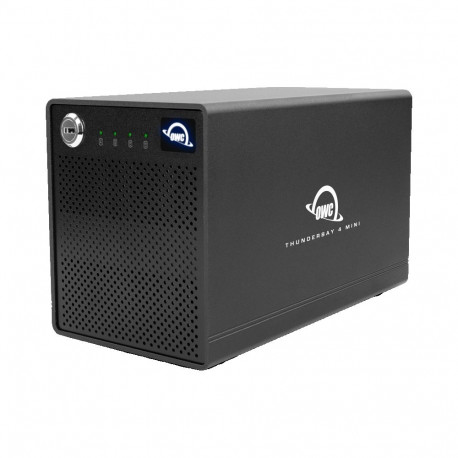 OWC andmehoidla ThunderBay 4 mini ProGrade 4-Drive TB3 Mac/Win 2xTB3 porti Softraid RAID 0/1/4/5/1+0