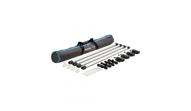 NanLite Pavotube II 30C LED RGBWW Tube Light 4 Light Kit