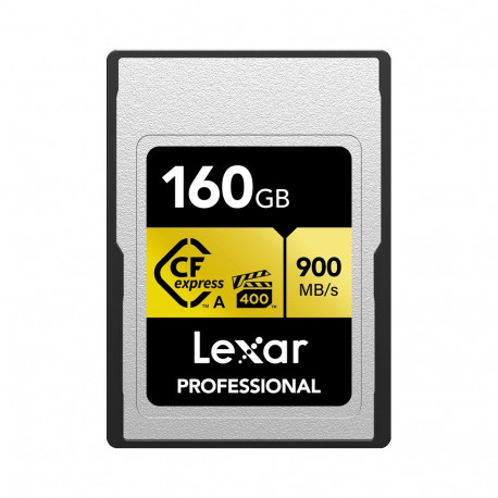 LEXAR CFEXPRESS PRO GOLD, VPG400, R900/W800 (TYPE A) 160GB - Карты памяти - Photopoint