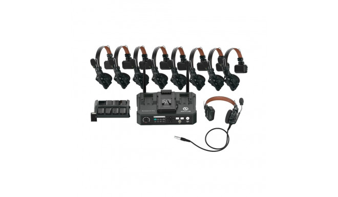 Hollyland Solidcom C1 Pro  Wireless Intercom System with 8 ENC headsets with Hub Station